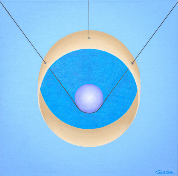 Pende de un hilo I - 40x40