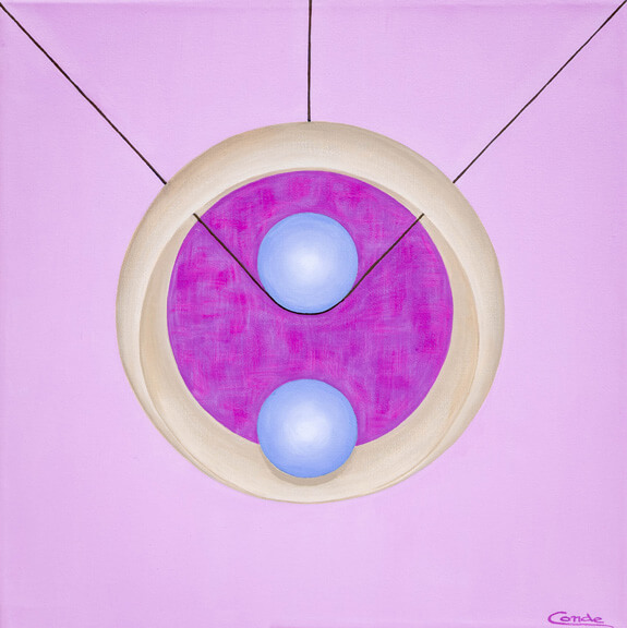 Pende de un hilo II - 40x40