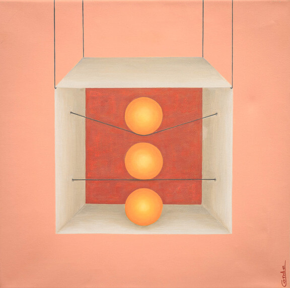 Penden de un hilo II - 40x40